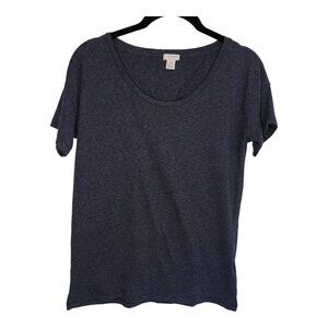 J. Crew Gray‎ Scoop Neck Tee XS